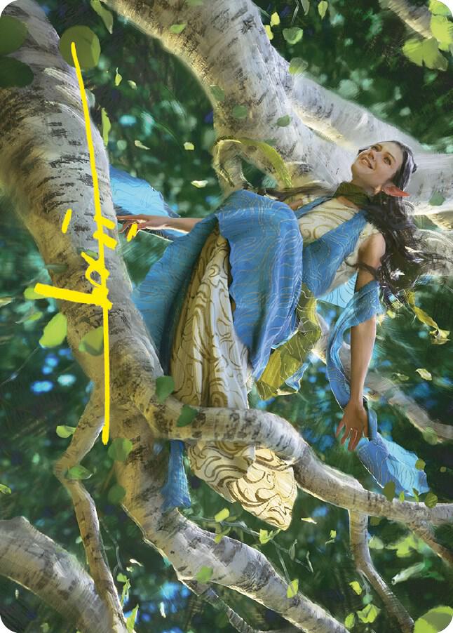 Arwen Undomiel Art Card Gold Stamped Signature 13 (Art Series: Universes Beyond: The Lord of the Rings: Tales of Middle-earth)  | Good Games Adelaide SA