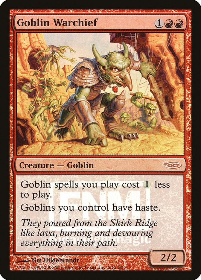 Goblin Warchief 2006 5 (FNM Promos)  - Foil | Good Games Adelaide SA