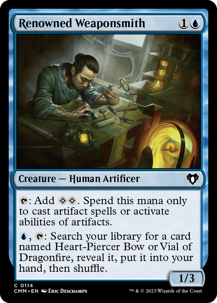 Renowned Weaponsmith [Commander Masters] | Good Games Adelaide SA