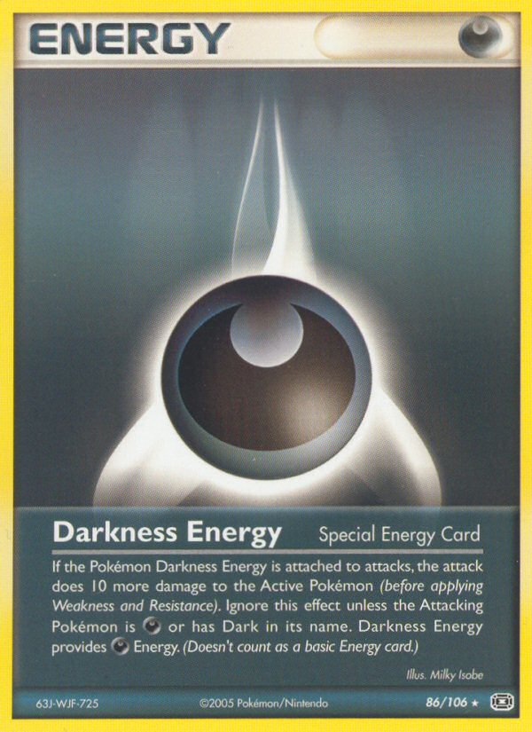 Darkness Energy (86/106) [EX: Emerald] | Good Games Adelaide SA