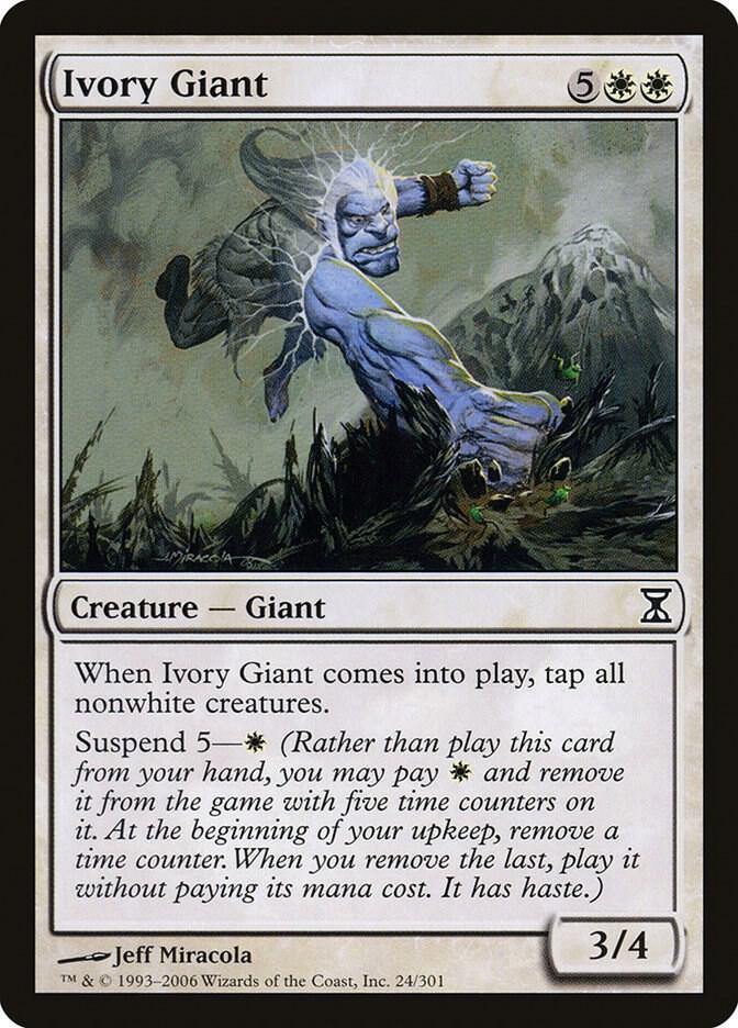 Ivory Giant 24 (Time Spiral)  - Foil | Good Games Adelaide SA