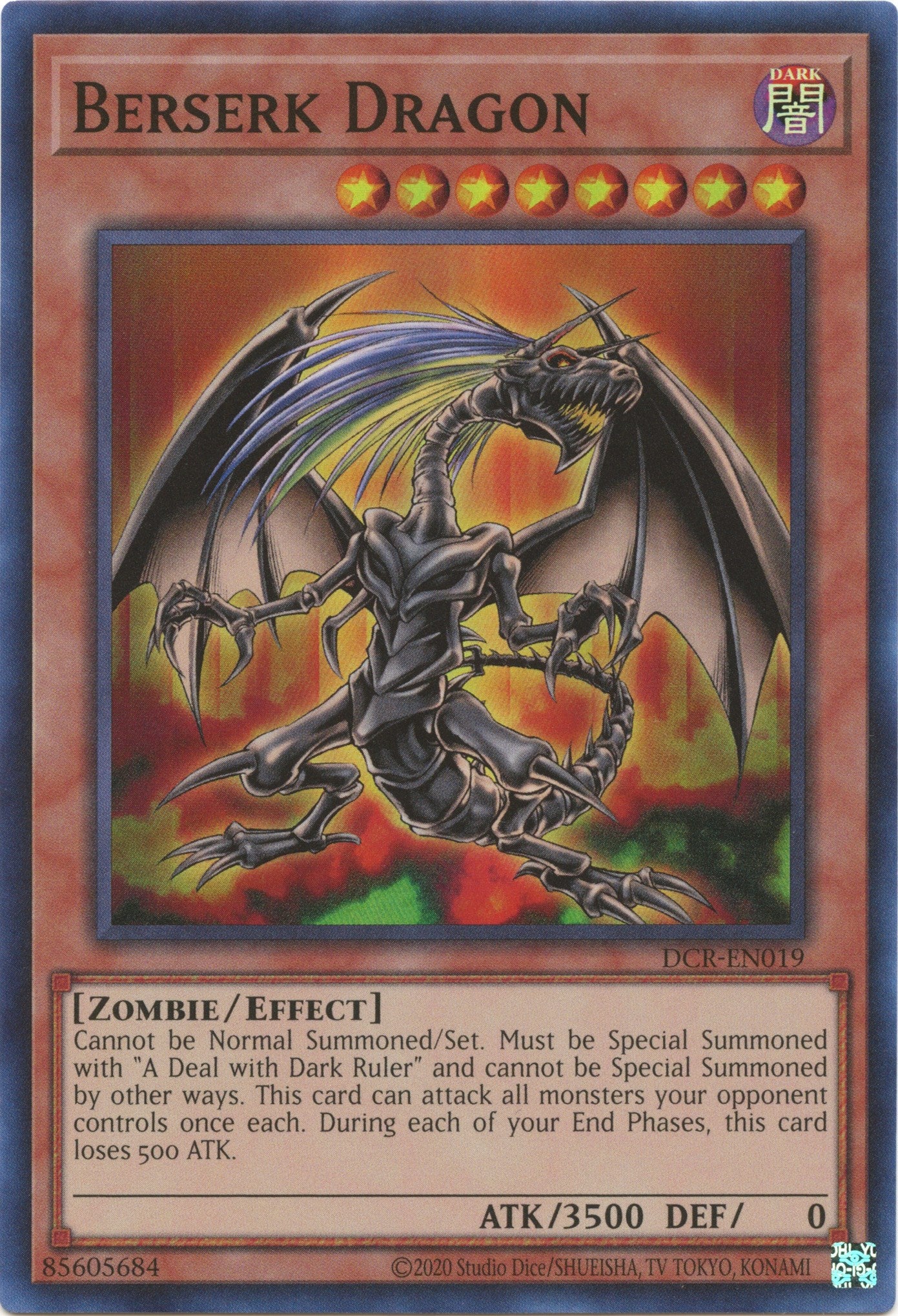 Berserk Dragon (25th Anniversary) [DCR-EN019] Super Rare | Good Games Adelaide SA