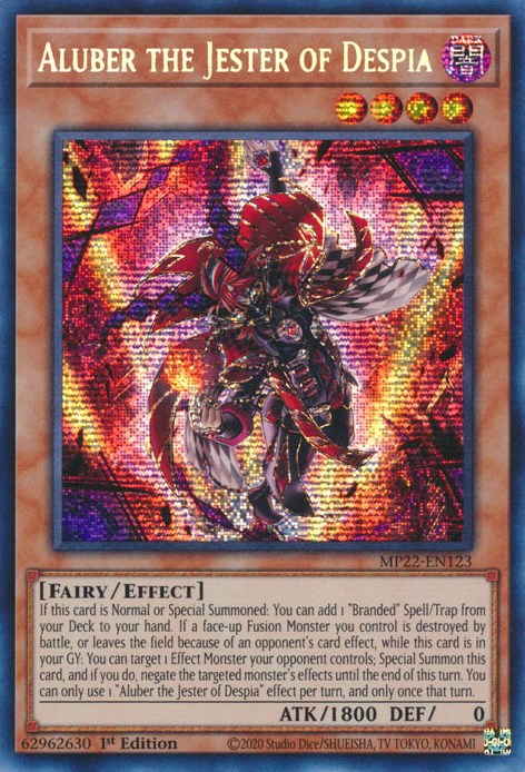 Aluber the Jester of Despia [MP22-EN123] Prismatic Secret Rare | Good Games Adelaide SA