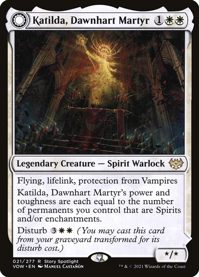Katilda, Dawnhart Martyr // Katilda's Rising Dawn 21 (Innistrad: Crimson Vow)  | Good Games Adelaide SA