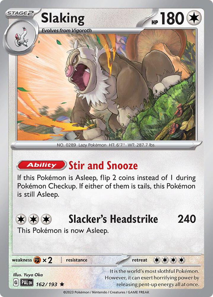 Slaking 162/193 (SV02: Paldea Evolved)  - Holofoil | Good Games Adelaide SA