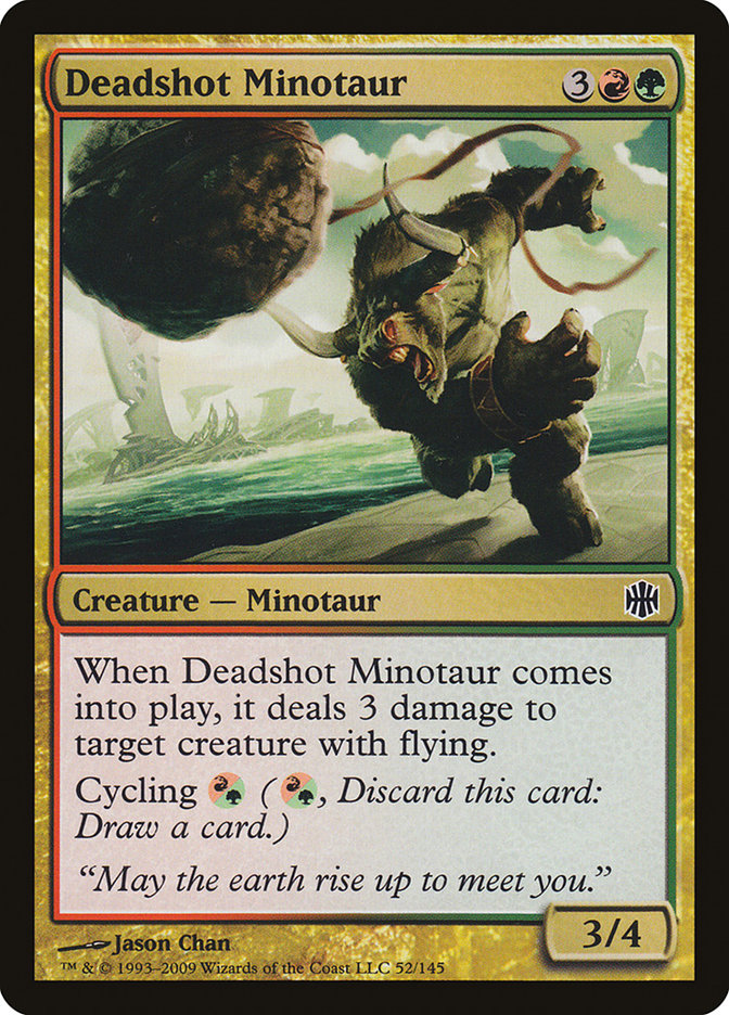 Deadshot Minotaur [Alara Reborn] | Good Games Adelaide SA