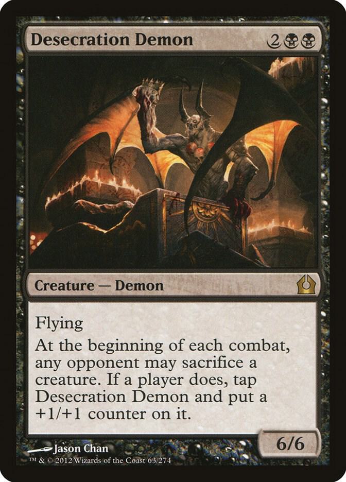 Desecration Demon 63 (Return to Ravnica)  - Foil | Good Games Adelaide SA