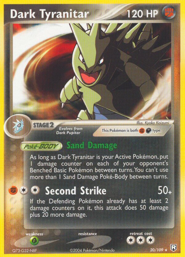 Dark Tyranitar (20/109) (Theme Deck Exclusive) [EX: Team Rocket Returns] | Good Games Adelaide SA