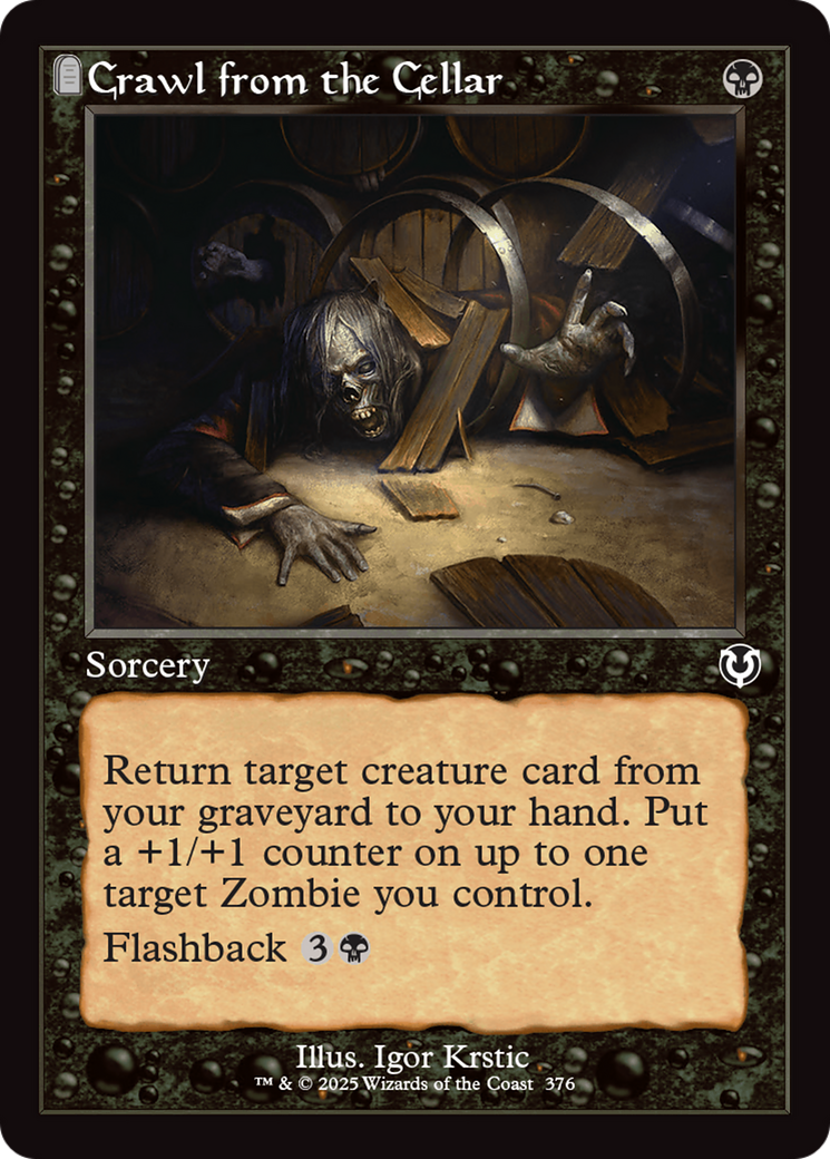 Crawl from the Cellar (Retro Frame) [Innistrad Remastered] | Good Games Adelaide SA
