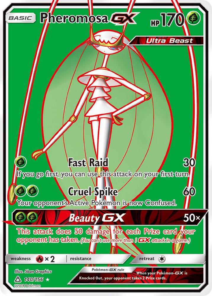 Pheromosa GX Full Art 140/156 (SM - Ultra Prism)  - Holofoil | Good Games Adelaide SA