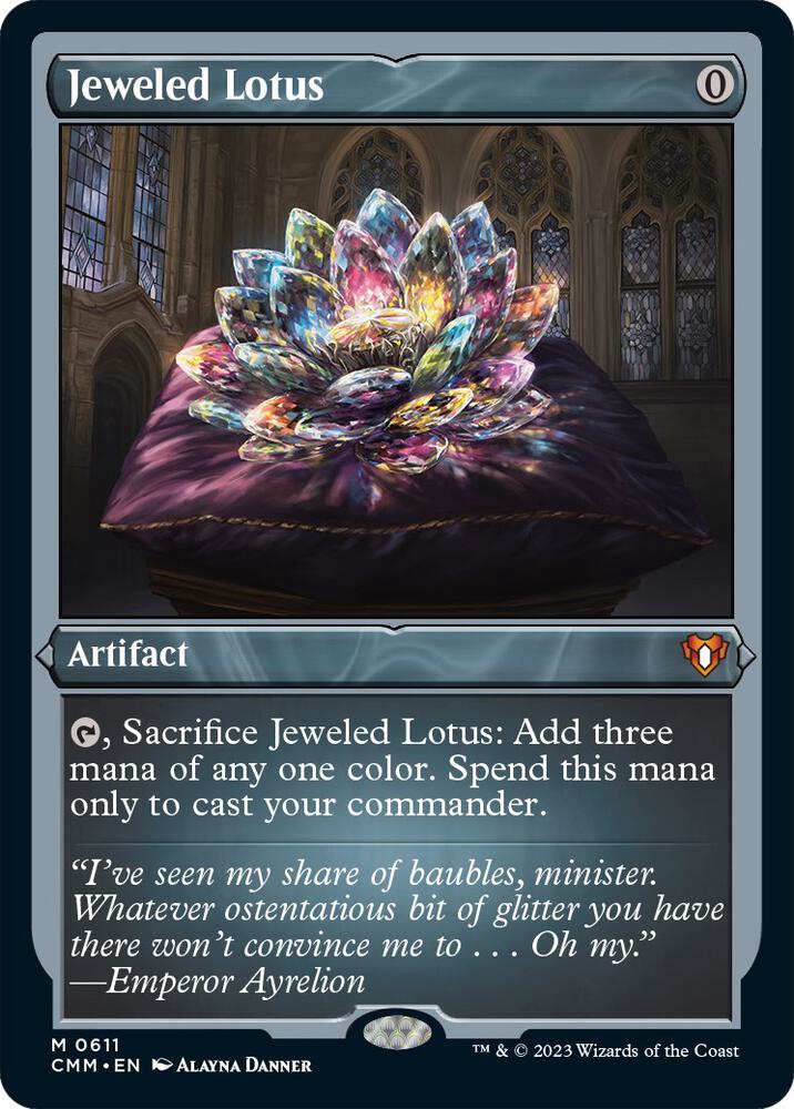 Jeweled Lotus 611 (Commander Masters)  - Etched Foil | Good Games Adelaide SA