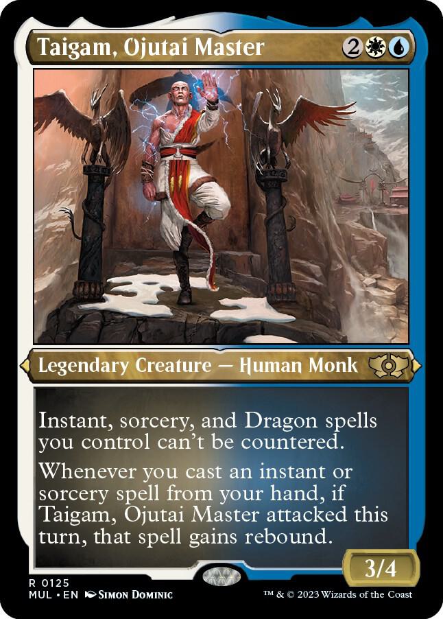 Taigam, Ojutai Master 125 (March of the Machine: Multiverse Legends)  - Etched Foil | Good Games Adelaide SA