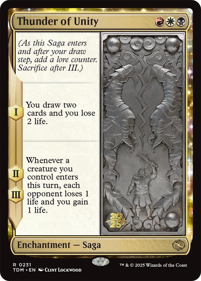 Thunder of Unity 231 (Prerelease Cards)  - Foil | Good Games Adelaide SA