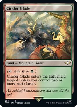 Cinder Glade 269/617 (Universes Beyond: Warhammer 40,000)  | Good Games Adelaide SA
