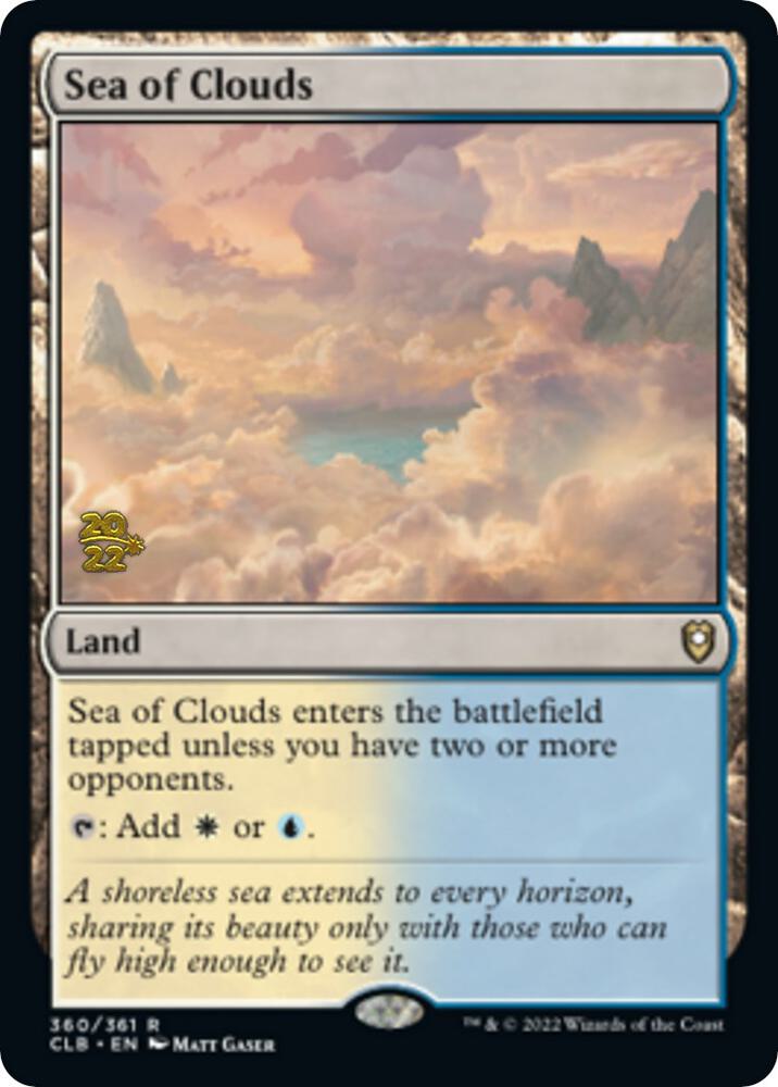 Sea of Clouds 360 (Prerelease Cards)  - Foil | Good Games Adelaide SA