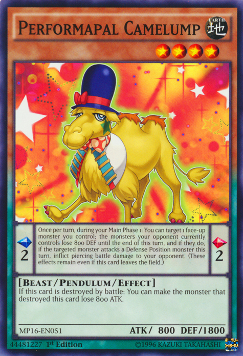 Performapal Camelump [MP16-EN051] Common | Good Games Adelaide SA