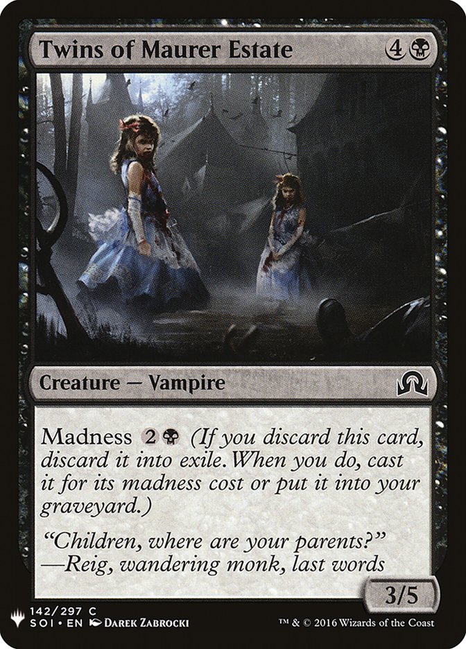 Twins of Maurer Estate [Mystery Booster] | Good Games Adelaide SA
