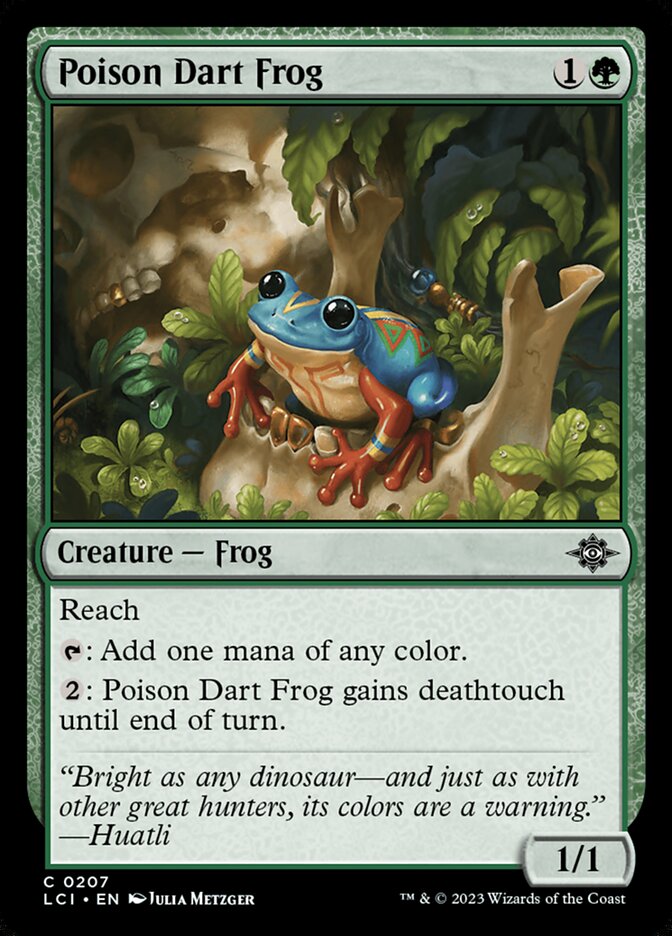 Poison Dart Frog 207/291 (The Lost Caverns of Ixalan)  | Good Games Adelaide SA