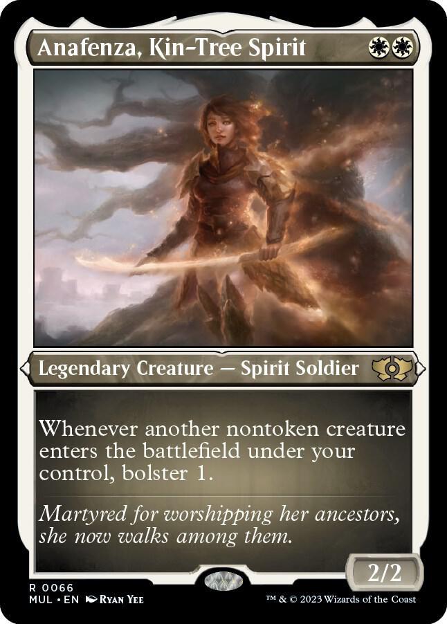 Anafenza Kin Tree Spirit Foil Etched 66 (March of the Machine: Multiverse Legends)  - Foil | Good Games Adelaide SA