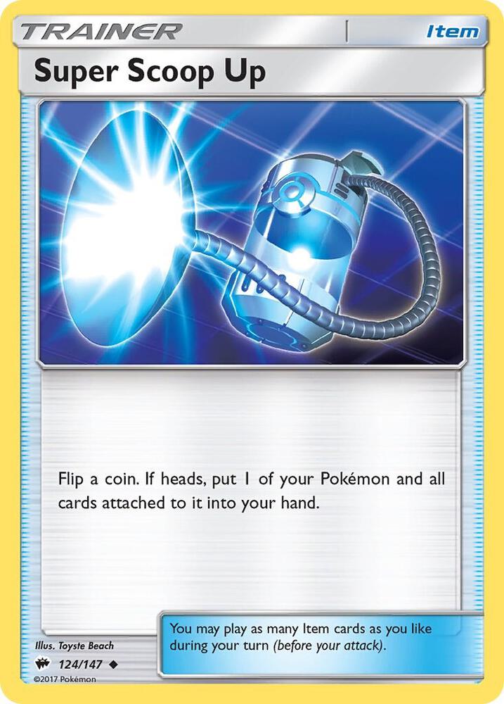 Super Scoop Up 124/147 (SM - Burning Shadows)  | Good Games Adelaide SA