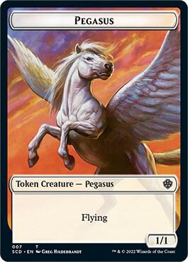 Pegasus Faerie Double Sided Token 7 // 10 (Starter Commander Decks)  | Good Games Adelaide SA