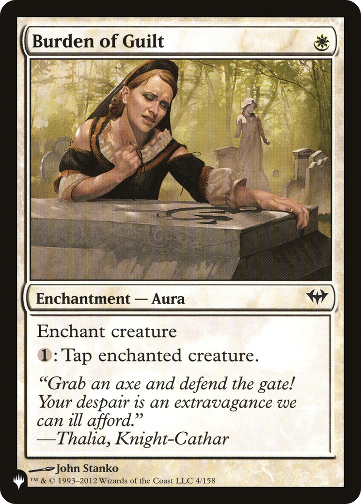 Burden of Guilt [The List] | Good Games Adelaide SA