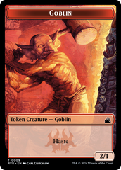 Spirit (0018) // Goblin (0009) Double-Sided Token [Ravnica Remastered Tokens] | Good Games Adelaide SA