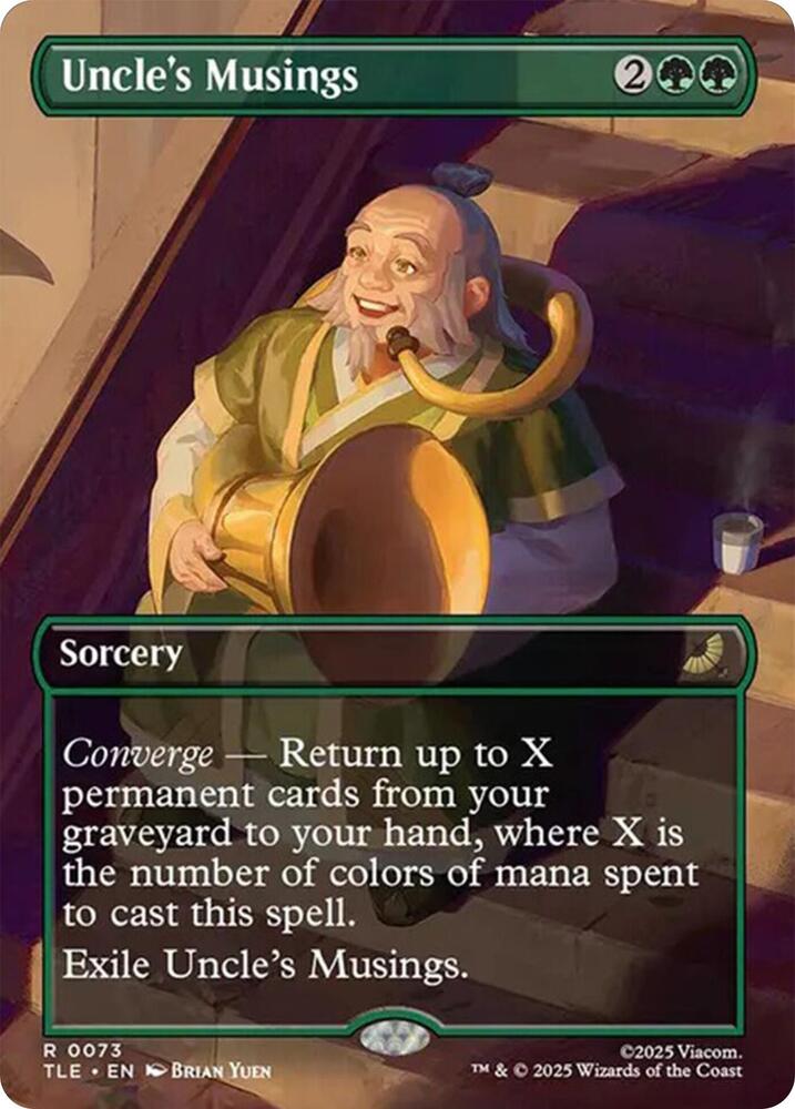 Uncles Musings  73/0 (Avatar: The Last Airbender: Eternal-Legal)  - Borderless | Good Games Adelaide SA