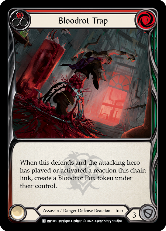 Bloodrot Trap (Red) [RIP008] (Outsiders Riptide Blitz Deck) | Good Games Adelaide SA
