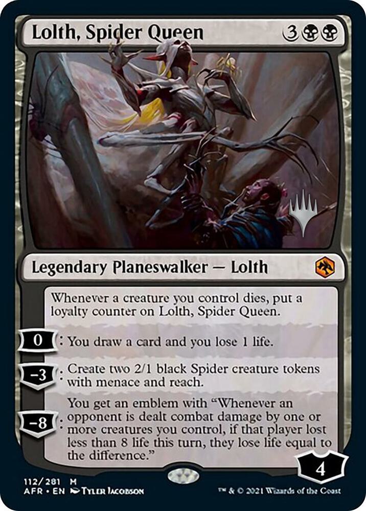 Lolth Spider Queen 112 (Promo Pack: Adventures in the Forgotten Realms)  | Good Games Adelaide SA
