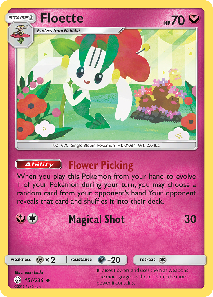 Floette (151/236) [Sun & Moon: Cosmic Eclipse] | Good Games Adelaide SA