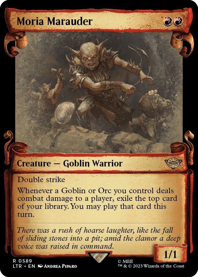 Moria Marauder 589 (Universes Beyond: The Lord of the Rings: Tales of Middle-earth)  - Showcase Scroll | Good Games Adelaide SA