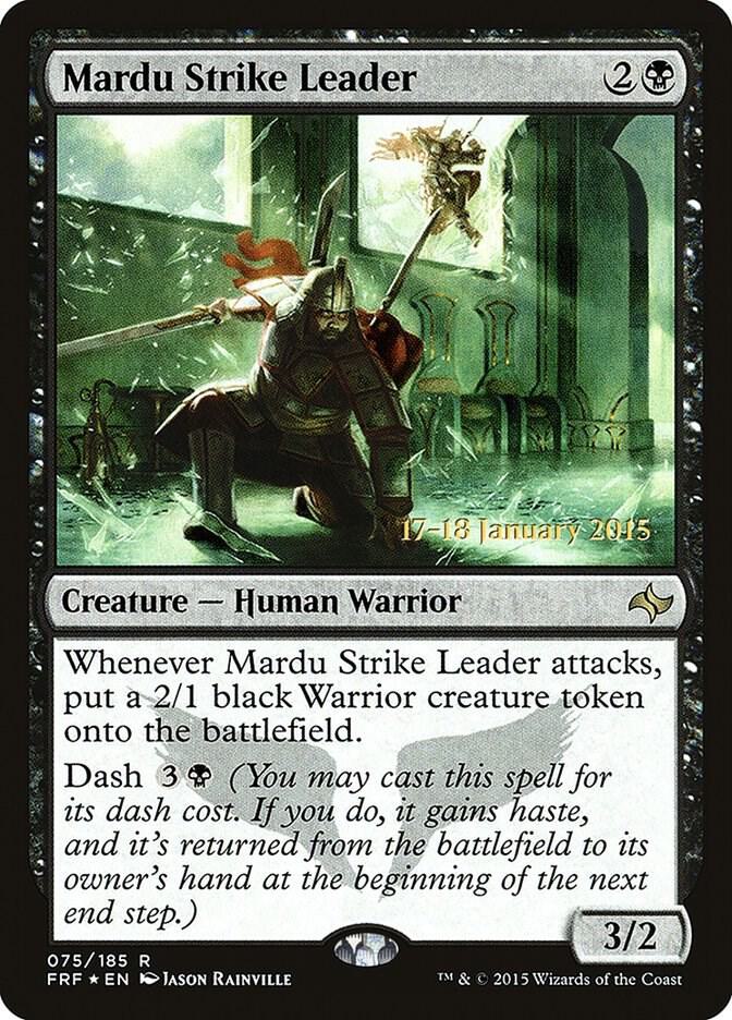 Mardu Strike Leader 75 (Prerelease Cards)  - Foil | Good Games Adelaide SA