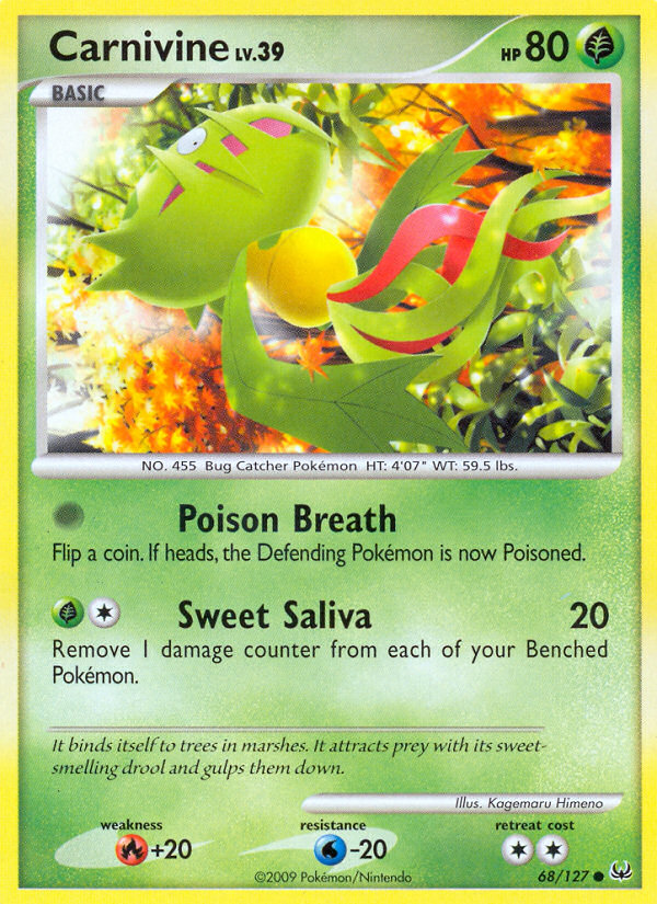 Carnivine (68/127) [Platinum: Base Set] | Good Games Adelaide SA