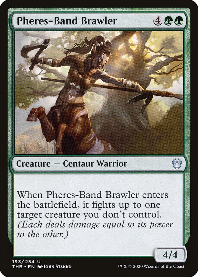 Pheres-Band Brawler 193 (Theros Beyond Death)  - Foil | Good Games Adelaide SA