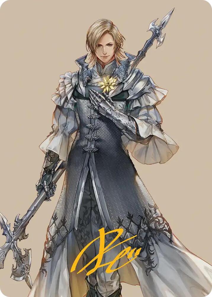 Dion Bahamuts Dominant Art Card Gold Stamped Signature 42 (Art Series: FINAL FANTASY)  | Good Games Adelaide SA