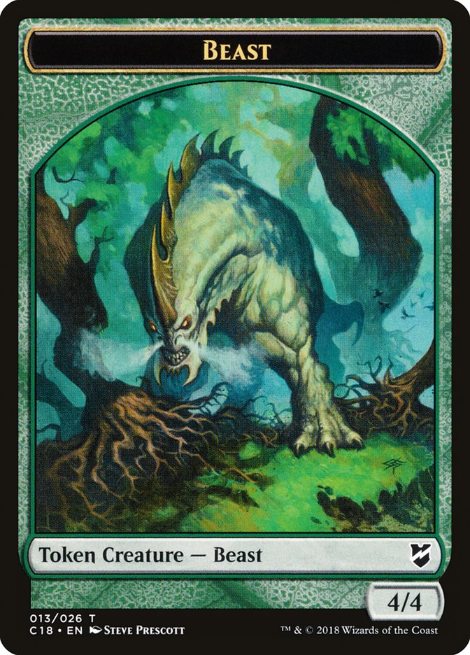 Beast (013/026) [Commander 2018 Tokens] | Good Games Adelaide SA