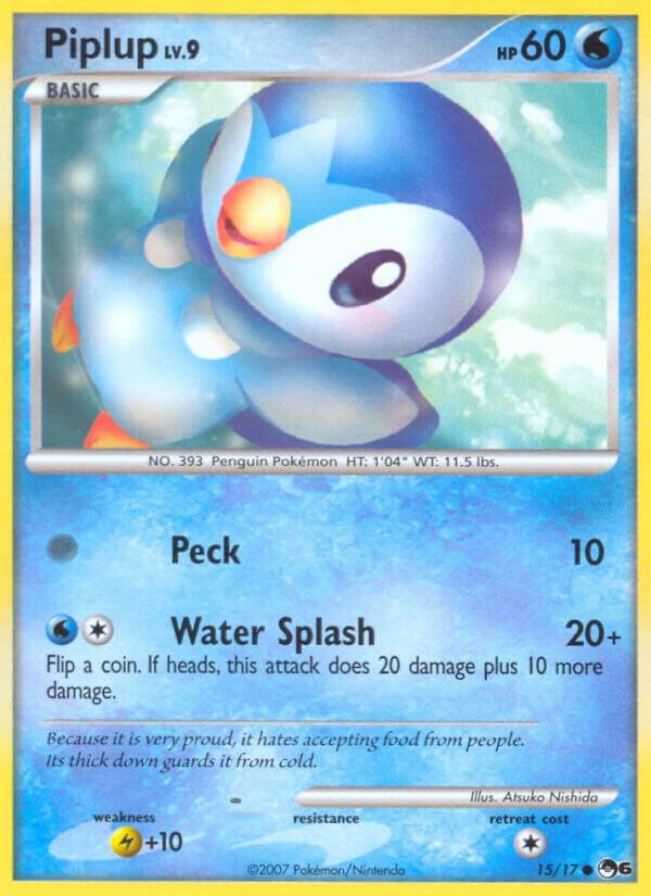 Piplup 015/017 (POP Series 6)  | Good Games Adelaide SA