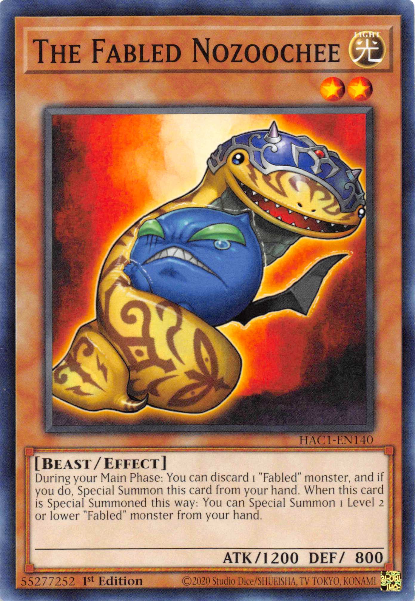 The Fabled Nozoochee [HAC1-EN140] Common | Good Games Adelaide SA