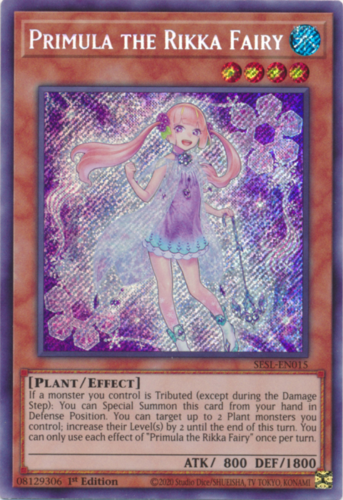 Primula the Rikka Fairy [SESL-EN015] Secret Rare | Good Games Adelaide SA
