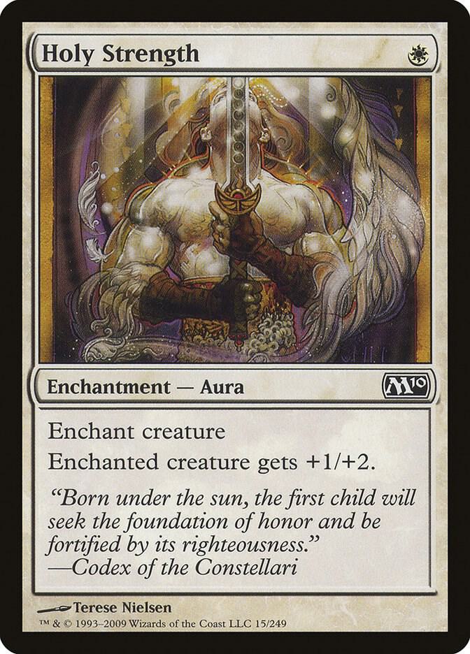 Holy Strength 15 (Magic 2010 (M10))  - Foil | Good Games Adelaide SA