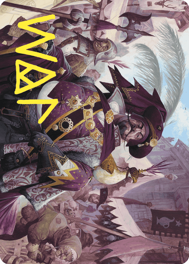 Discerning Financier Art Card (Gold-Stamped Signature) [Wilds of Eldraine Art Series] | Good Games Adelaide SA