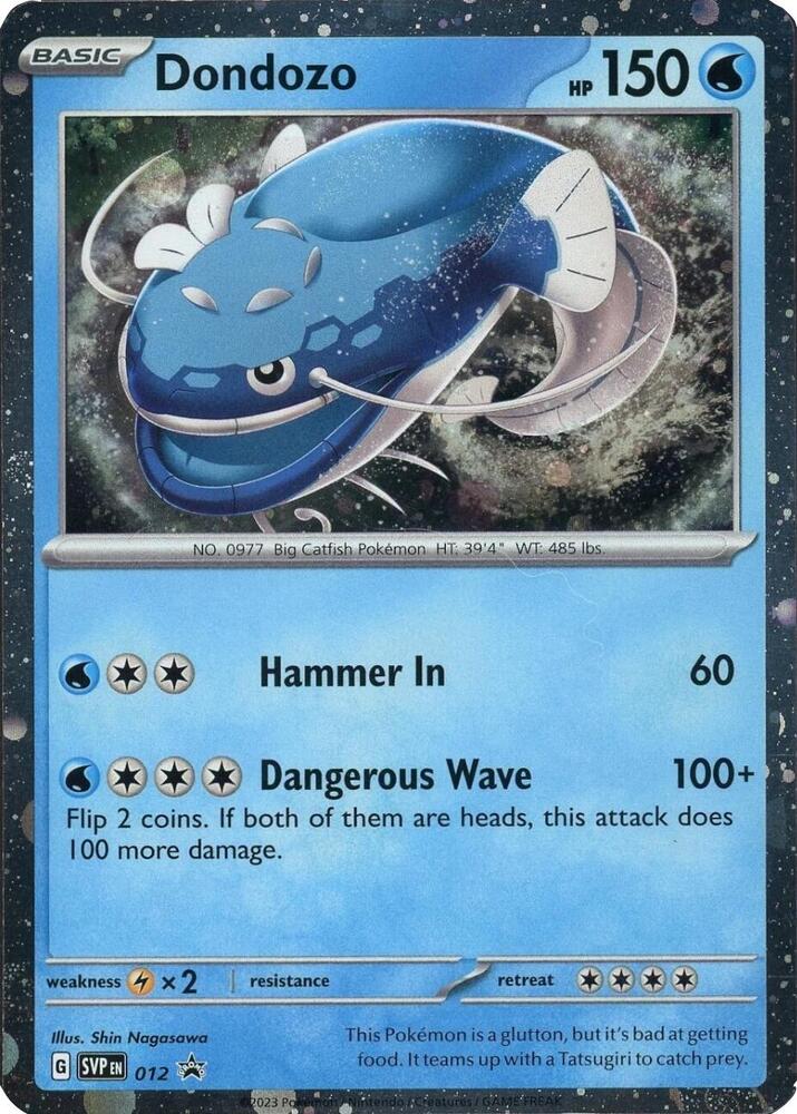 Dondozo 012 (SV: Scarlet & Violet Promo Cards)  - Holofoil | Good Games Adelaide SA