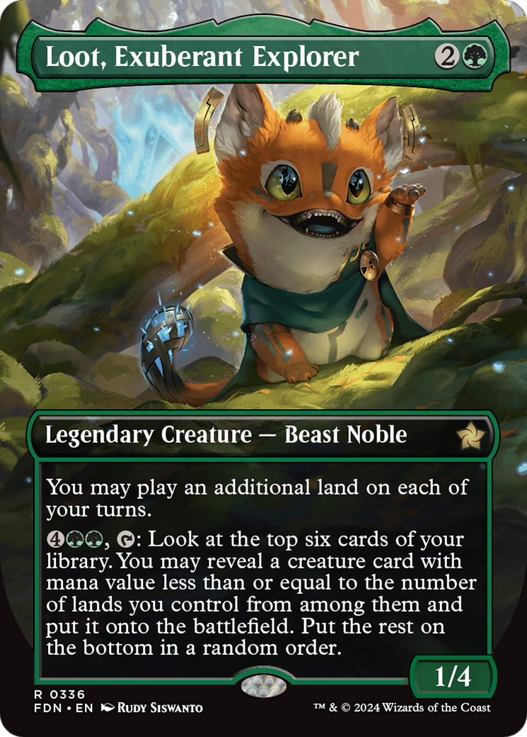 Loot, Exuberant Explorer (Borderless) [Foundations] | Good Games Adelaide SA