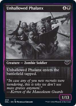 Unhallowed Phalanx 402 (Innistrad: Double Feature)  | Good Games Adelaide SA