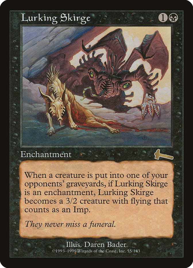 Lurking Skirge 55 (Urza's Legacy)  - Foil | Good Games Adelaide SA