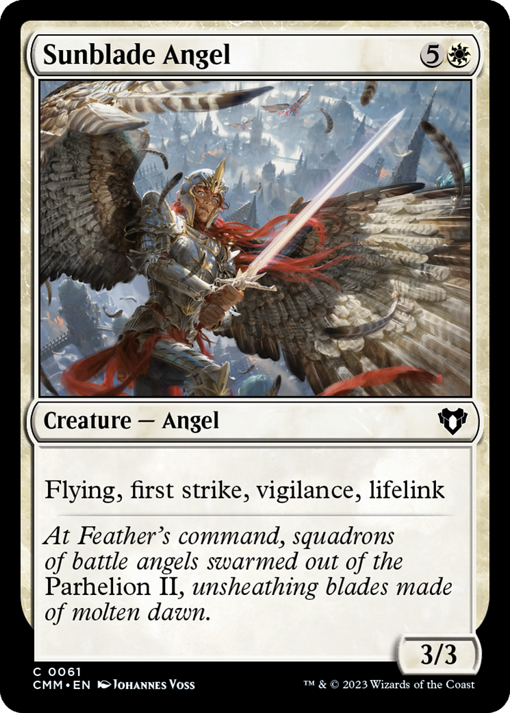 Sunblade Angel [Commander Masters] | Good Games Adelaide SA