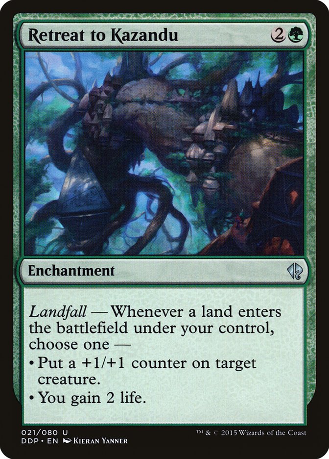 Retreat to Kazandu [Duel Decks: Zendikar vs. Eldrazi] | Good Games Adelaide SA