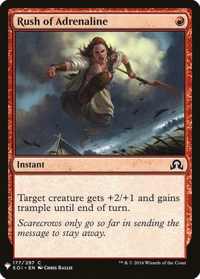 Rush of Adrenaline 177 (The List Reprints)  | Good Games Adelaide SA