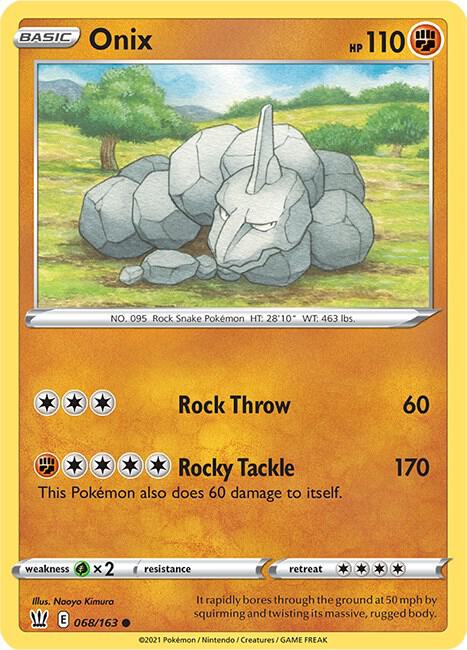 Onix 068/163 (SWSH05: Battle Styles)  | Good Games Adelaide SA